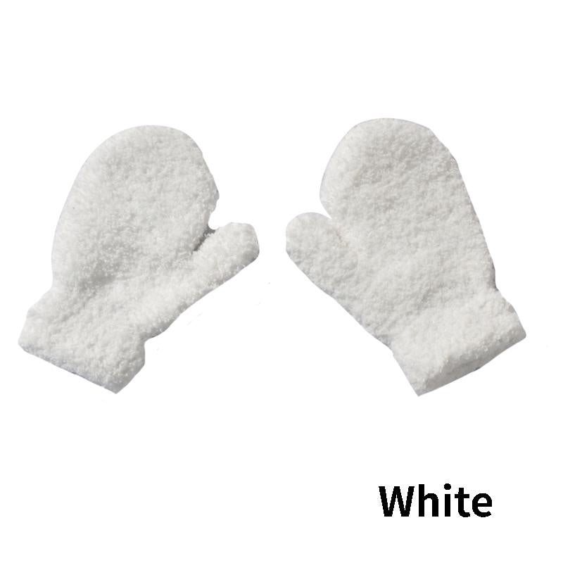 1-Pair Thick Warm Mittens Suitable for Children & - Winter Plush Gloves for Skiing, Ice Skating, Outdoor Play, Weather, Warmth (Age 5- Years)