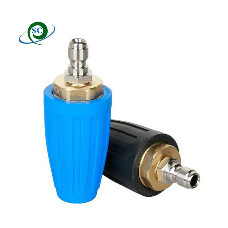 1/4" Quick Plug / G1/4"- Female T 200 bar High Pressure Rotary Car Washing Gun Nozzle