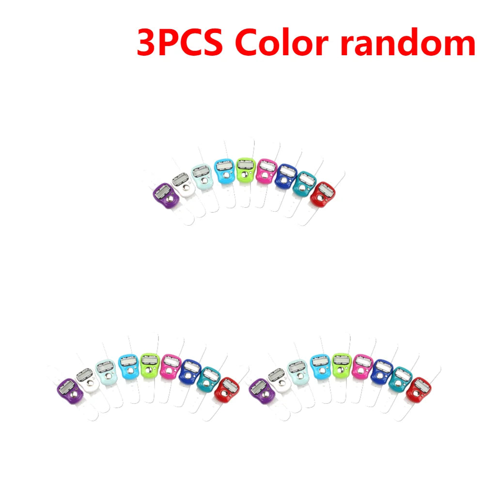 0-99999 Finger Counter Ring 5 Digital LED Electronic Handheld Tally Counter Clicker Counter with Islamic Tasbih Bead 1-10PCS