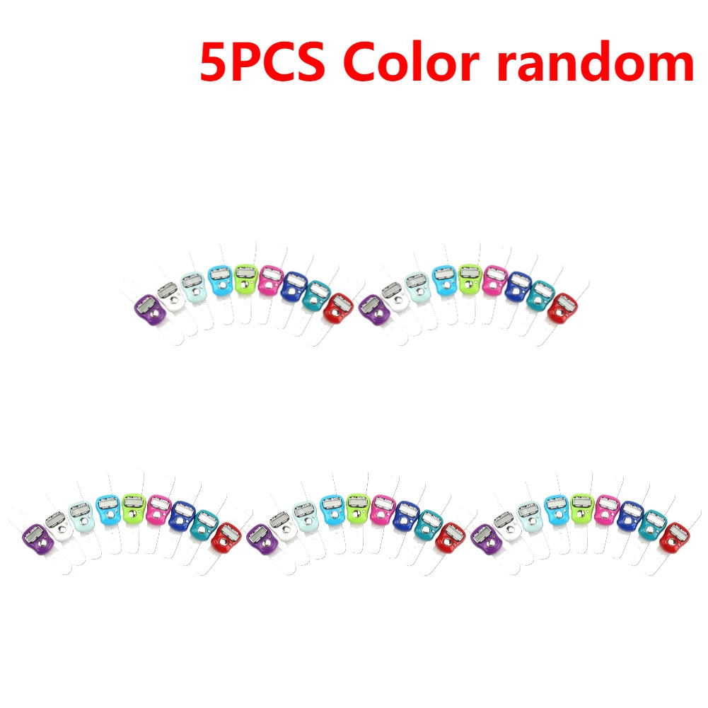 0-99999 Finger Counter Ring 5 Digital LED Electronic Handheld Tally Counter Clicker Counter with Islamic Tasbih Bead 1-10PCS