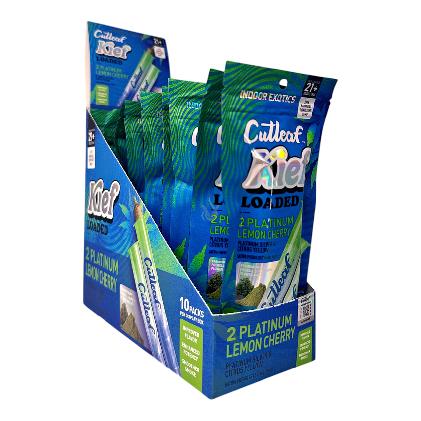 Cutleaf Kief Loaded THC-A Pre Rolls - (10 Count Displays)
