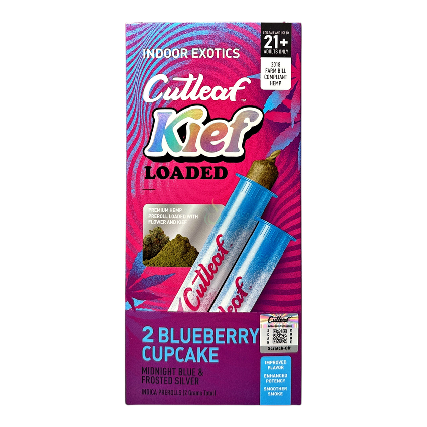 Cutleaf Kief Loaded THC-A Pre Rolls - (10 Count Displays)