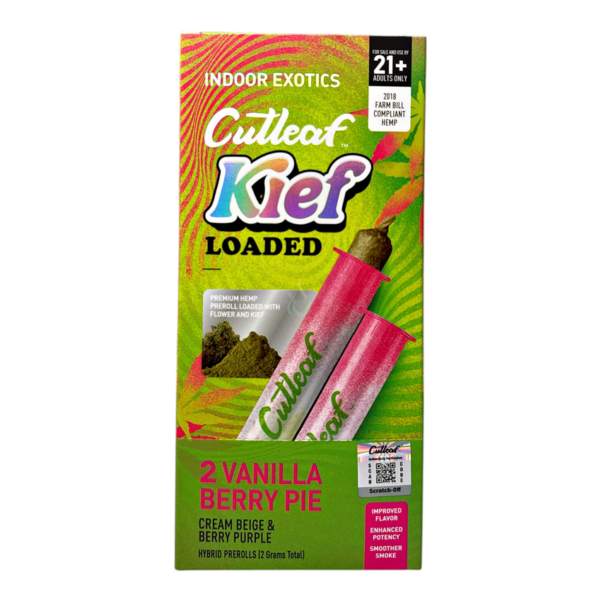 Cutleaf Kief Loaded THC-A Pre Rolls - (10 Count Displays)