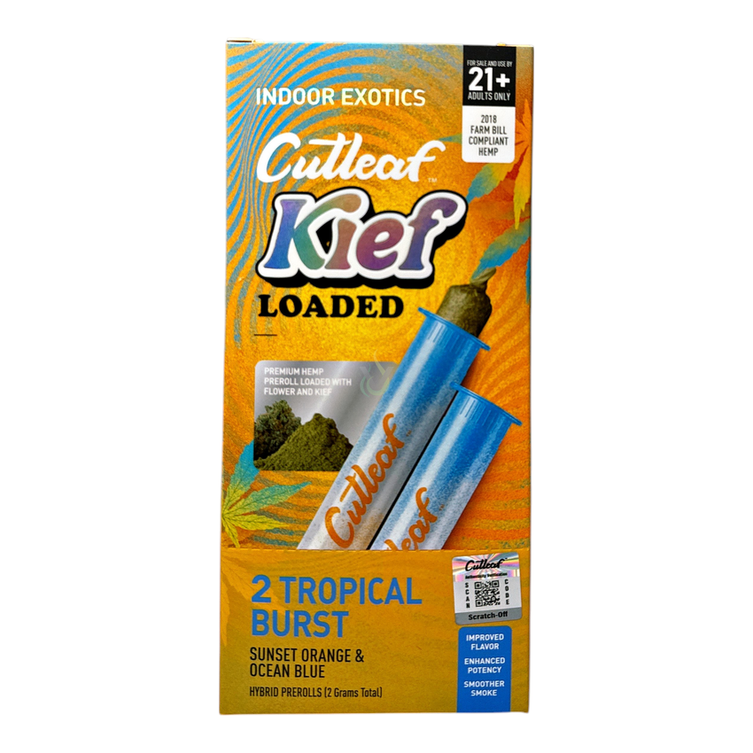 Cutleaf Kief Loaded THC-A Pre Rolls - (10 Count Displays)