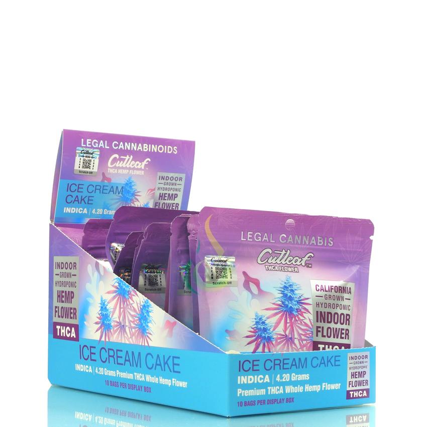 Cutleaf THCA Flower - 4.2g Per Pack - (10 Count Display)