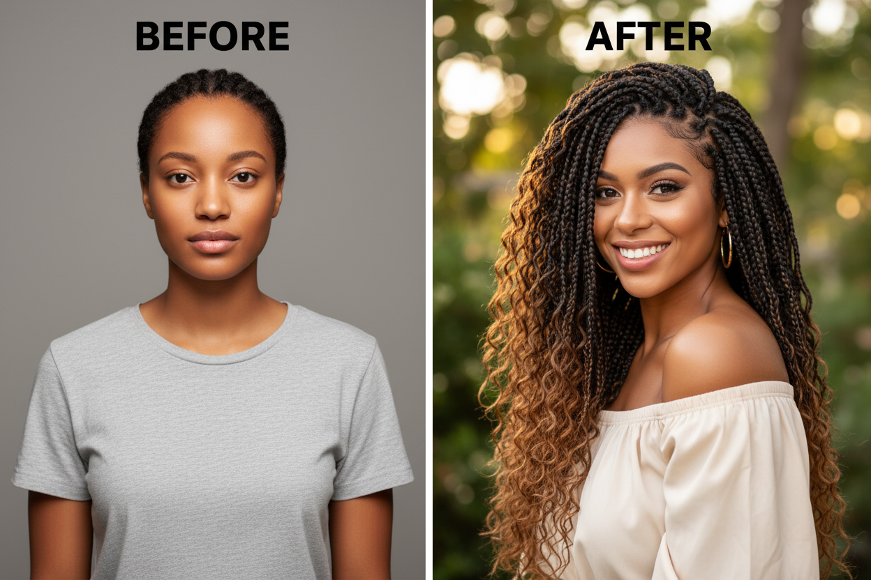 Dramatic Hair Transformation