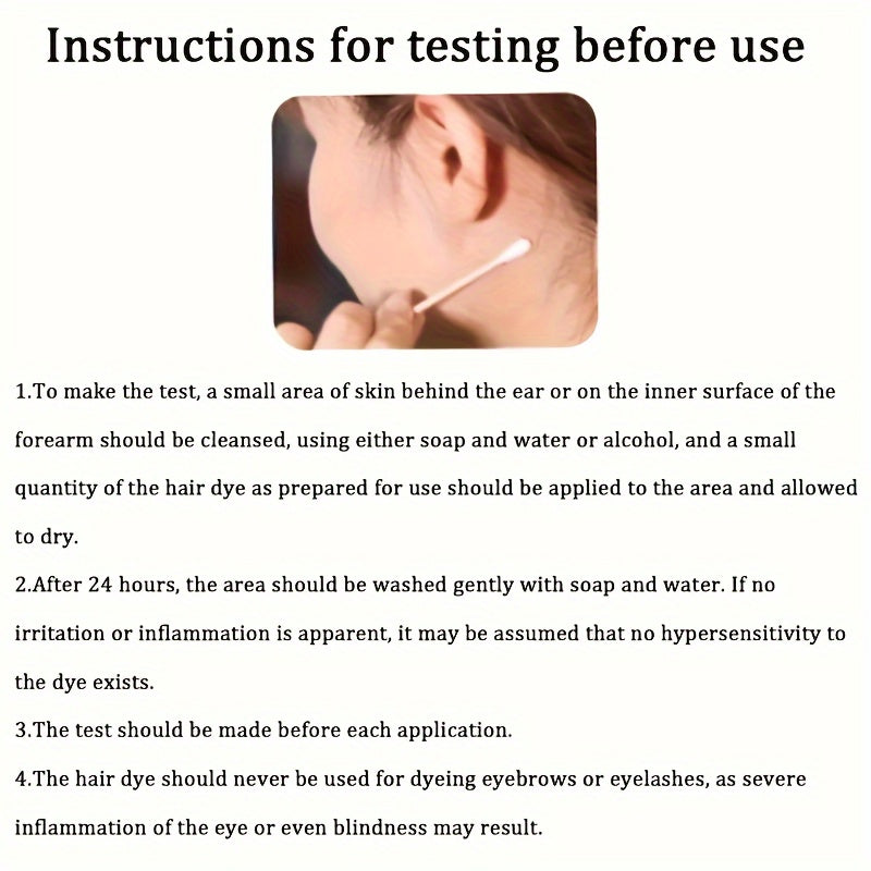 10pcs/Box Quick Fix Hair Color Cream - Instant, Natural, Gray Hair Cover-Up Solution for Men & Women with Easy Application, Rich Lather, and Gentle Care for Normal Hair