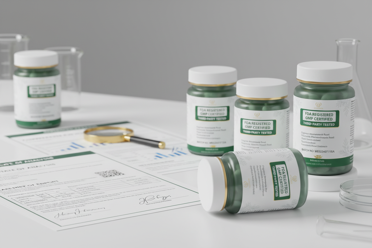 Elevated Hemp & Wellness - COA Product Display